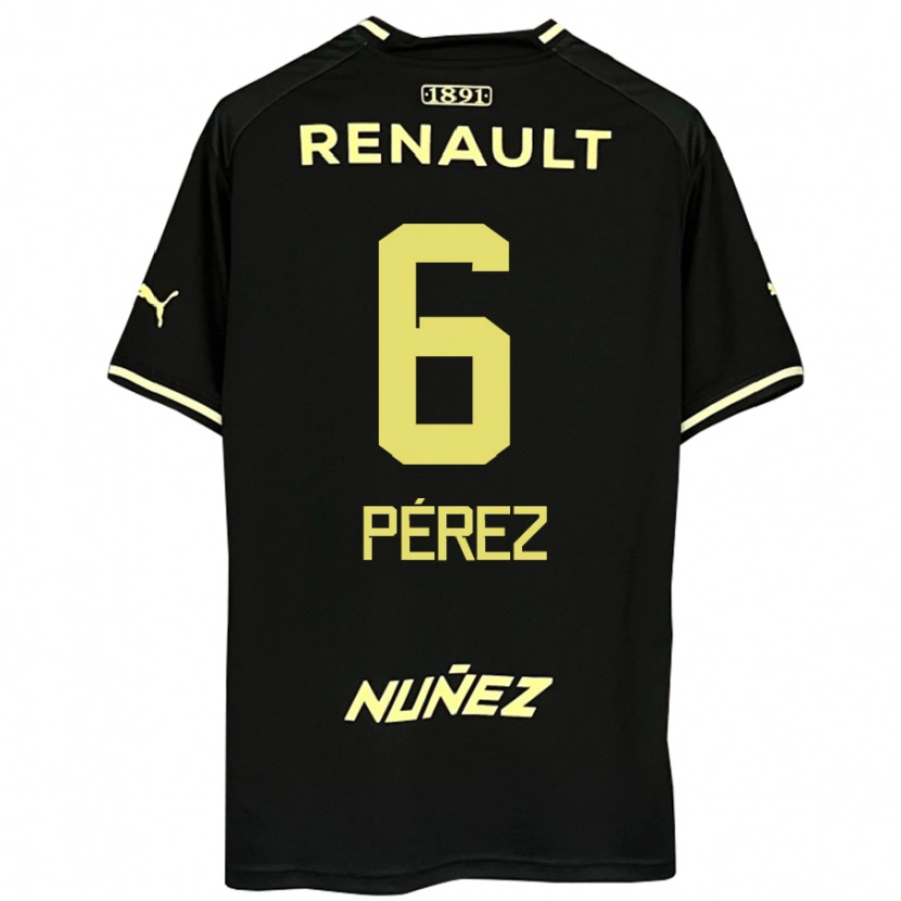 Danxen Pánské Rodrigo Pérez #6 Žlutá Černá Daleko Hráčské Dresy 2025/26 Dres