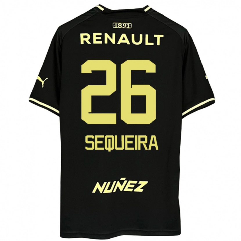 Danxen Pánské Leonardo Sequeira #26 Žlutá Černá Daleko Hráčské Dresy 2025/26 Dres