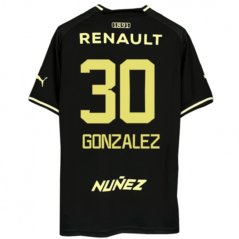 Danxen Pánské Ángel González #30 Žlutá Černá Daleko Hráčské Dresy 2025/26 Dres