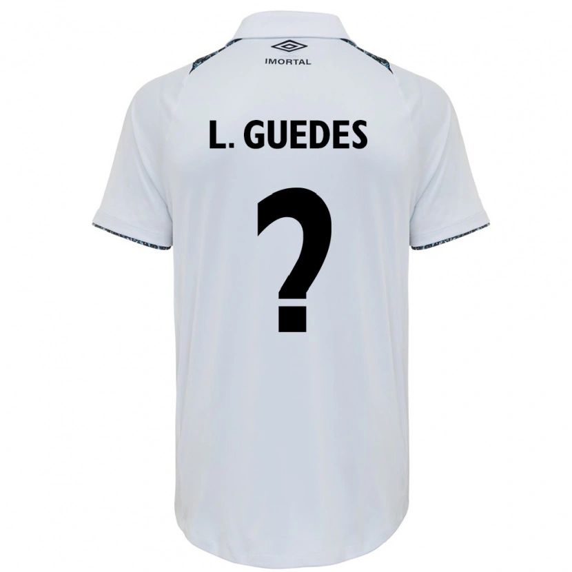 Danxen Pánské Luis Guedes #0 Modrá Černá Bílá Daleko Hráčské Dresy 2025/26 Dres