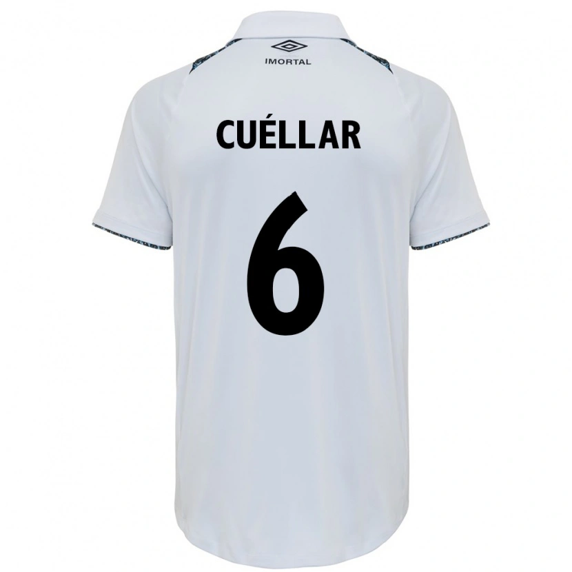 Danxen Pánské Gustavo Cuéllar #6 Modrá Černá Bílá Daleko Hráčské Dresy 2025/26 Dres