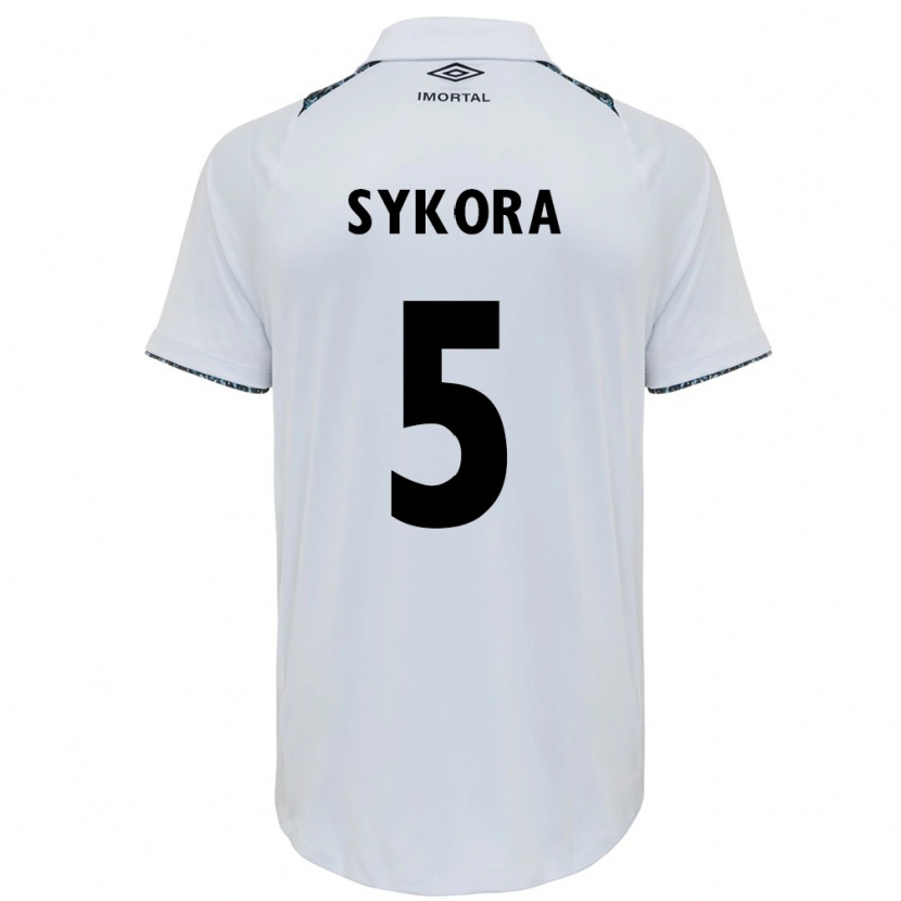 Danxen Pánské Stacy Denise Sykora #5 Modrá Černá Bílá Daleko Hráčské Dresy 2025/26 Dres