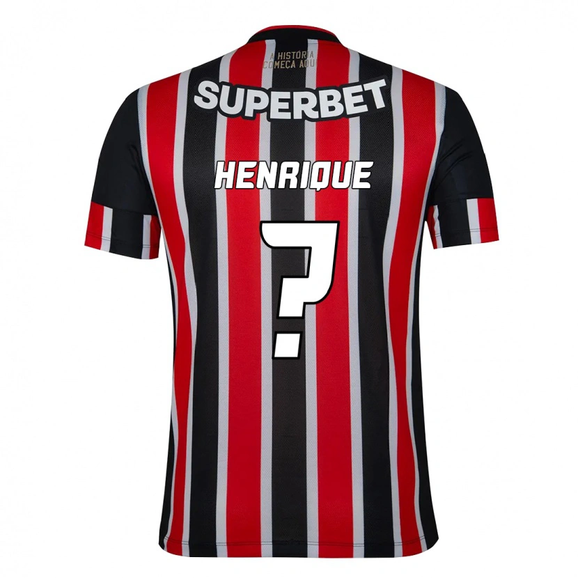 Danxen Pánské Luiz Henrique #0 Červená Černá Bílá Daleko Hráčské Dresy 2025/26 Dres