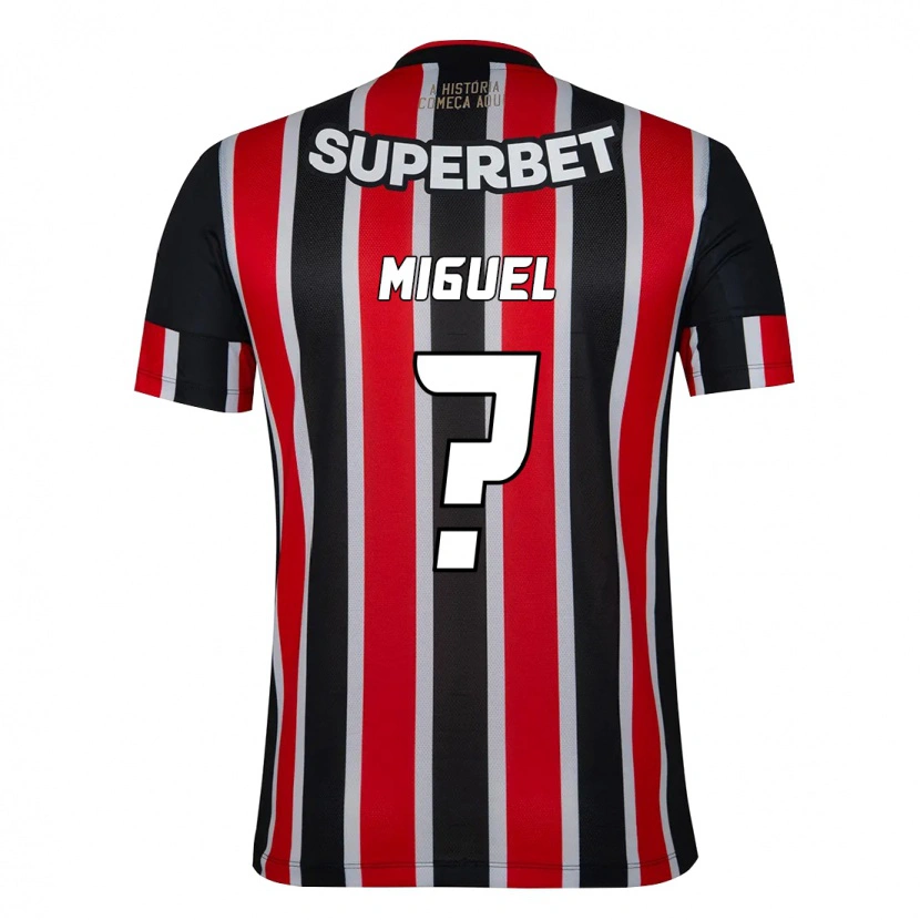 Danxen Pánské Miguel #0 Červená Černá Bílá Daleko Hráčské Dresy 2025/26 Dres