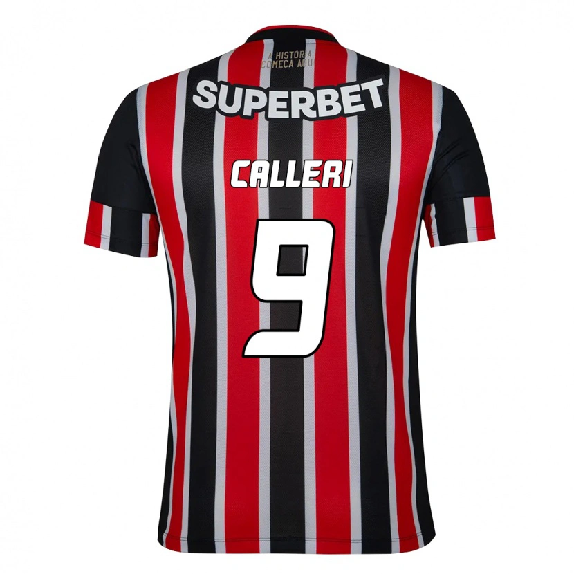 Danxen Pánské Jonathan Calleri #9 Červená Černá Bílá Daleko Hráčské Dresy 2025/26 Dres