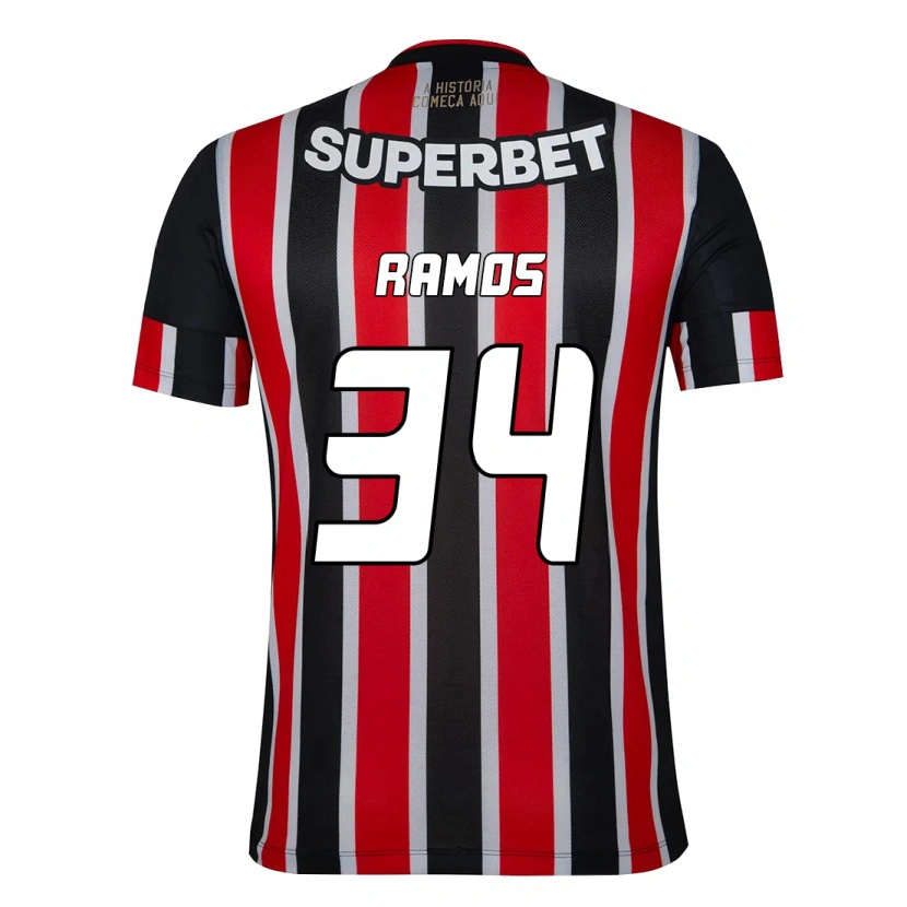 Danxen Pánské Raí Ramos #34 Červená Černá Bílá Daleko Hráčské Dresy 2025/26 Dres