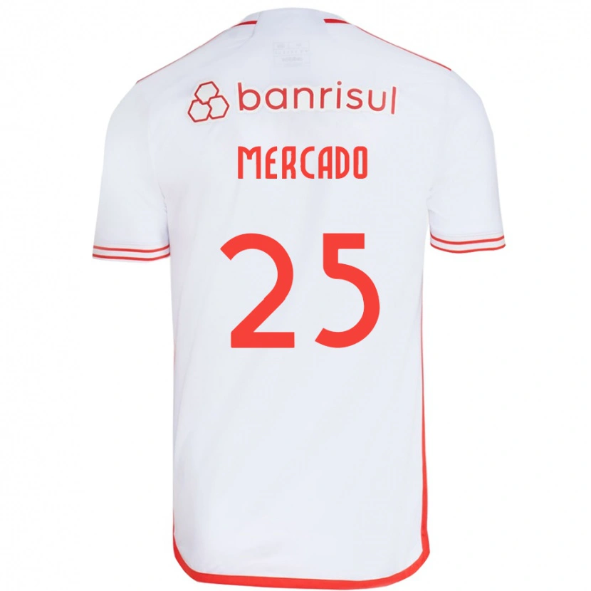 Danxen Pánské Gabriel Mercado #25 Červená Bílá Daleko Hráčské Dresy 2025/26 Dres