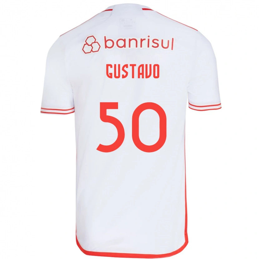 Danxen Pánské Gustavo #50 Červená Bílá Daleko Hráčské Dresy 2025/26 Dres