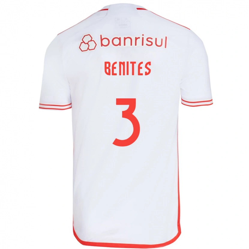 Danxen Pánské Bruna Benites #3 Červená Bílá Daleko Hráčské Dresy 2025/26 Dres