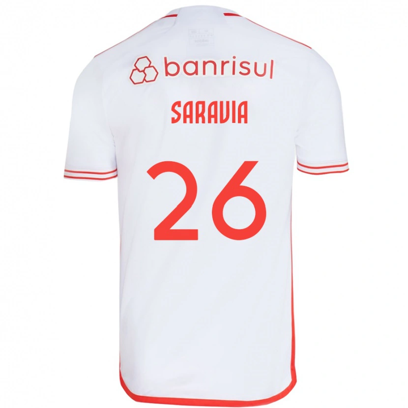 Danxen Pánské Saravia #26 Červená Bílá Daleko Hráčské Dresy 2025/26 Dres