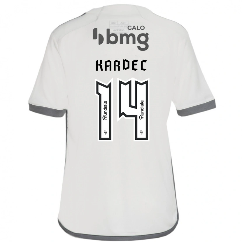Danxen Pánské Alan Kardec #14 Bílá Černá Daleko Hráčské Dresy 2025/26 Dres