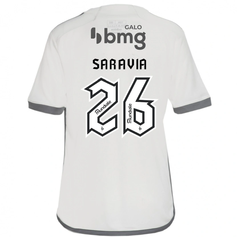 Danxen Pánské Renzo Saravia #26 Bílá Černá Daleko Hráčské Dresy 2025/26 Dres