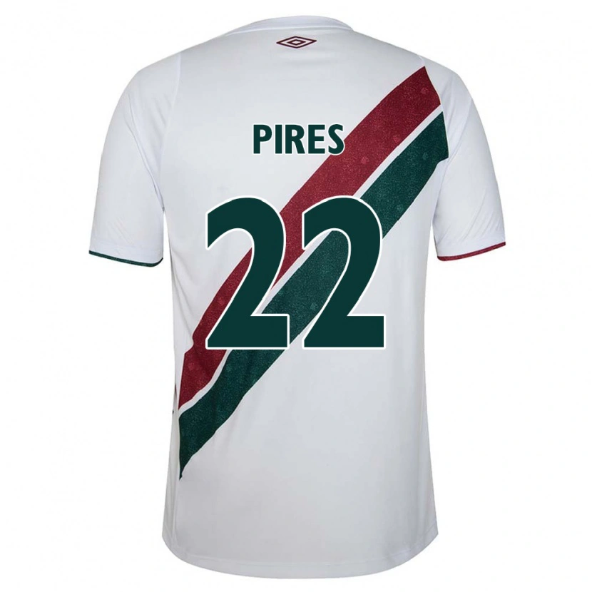 Danxen Pánské Gabriel Pires #22 Zelená Vínová Bílá Daleko Hráčské Dresy 2025/26 Dres