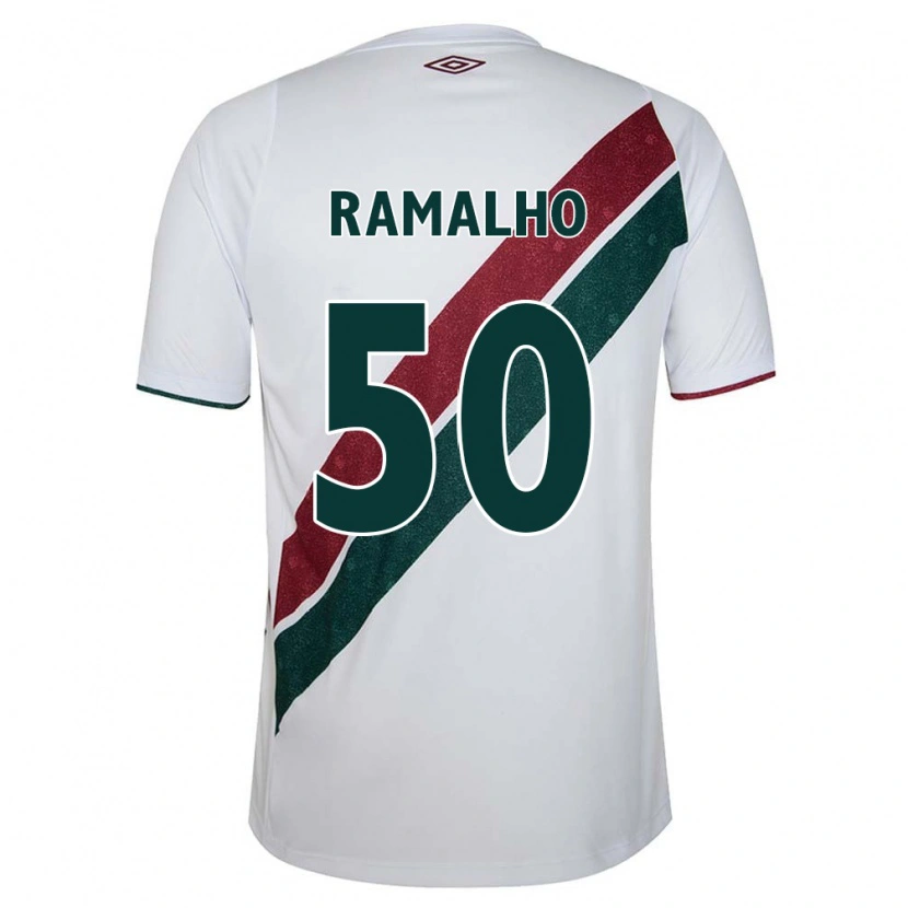 Danxen Pánské Gustavo Ramalho #50 Zelená Vínová Bílá Daleko Hráčské Dresy 2025/26 Dres
