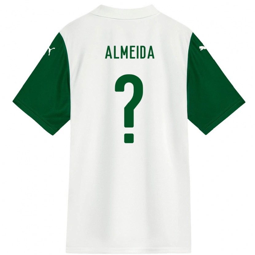 Danxen Pánské Pedro Almeida #0 Bílá Zelená Daleko Hráčské Dresy 2025/26 Dres