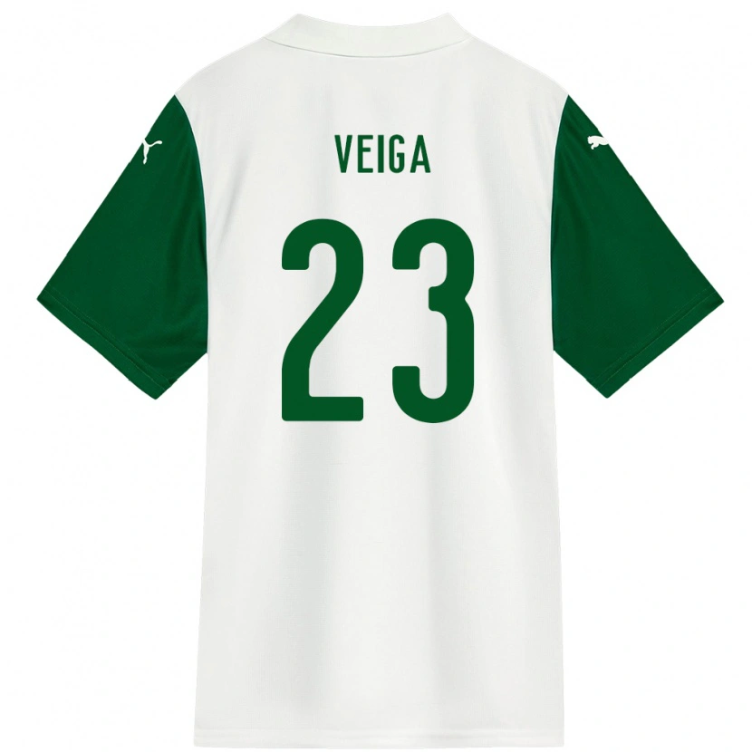 Danxen Pánské Raphael Veiga #23 Zelená Bílá Daleko Hráčské Dresy 2025/26 Dres