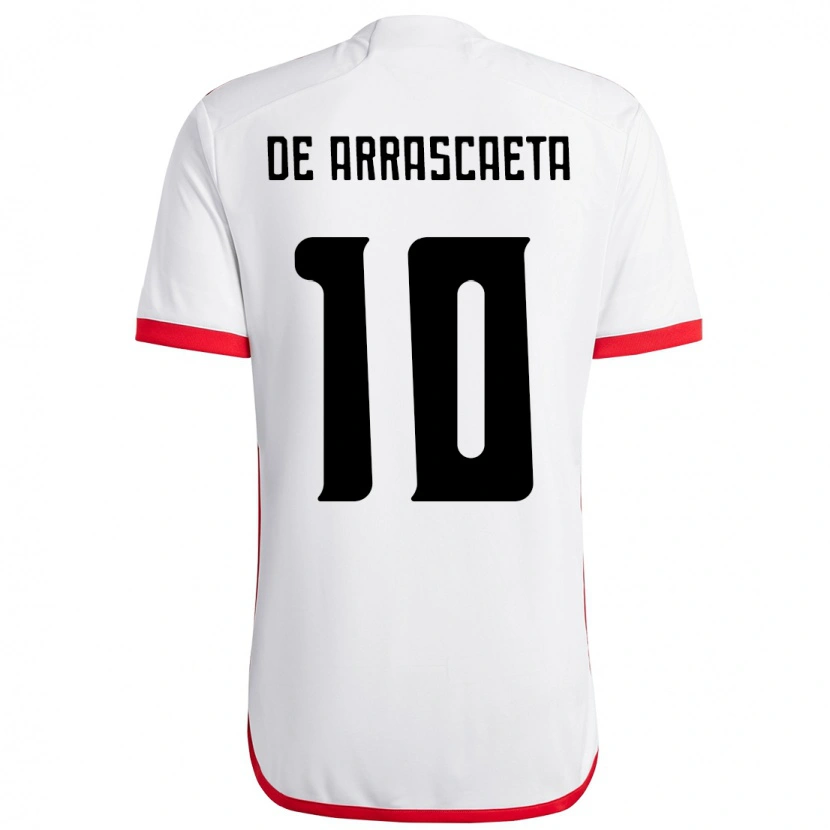 Danxen Pánské Giorgian De Arrascaeta #10 Červená Černá Daleko Hráčské Dresy 2025/26 Dres