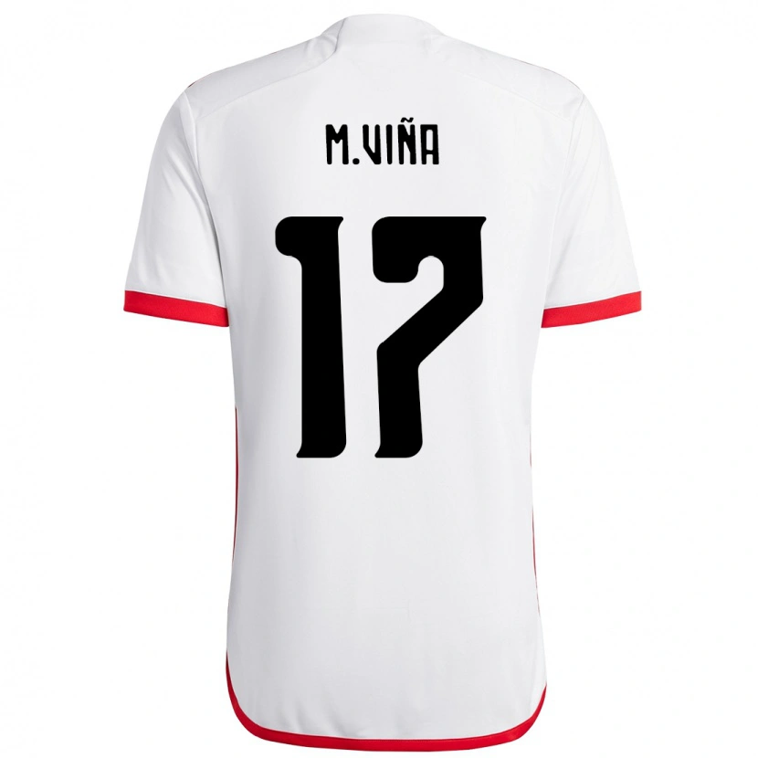 Danxen Pánské Matías Viña #17 Červená Černá Daleko Hráčské Dresy 2025/26 Dres