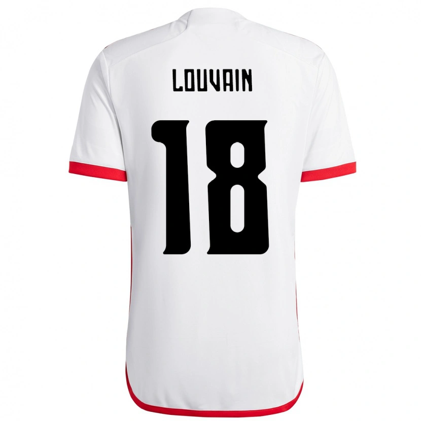Danxen Pánské Gaby Louvain #18 Červená Černá Daleko Hráčské Dresy 2025/26 Dres