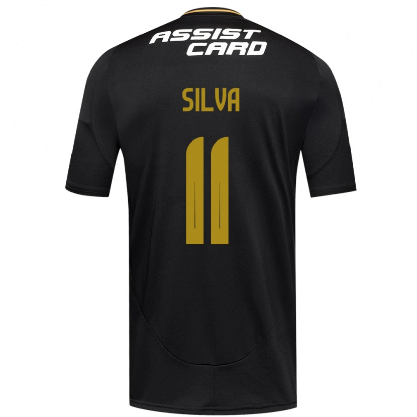 Danxen Pánské Martín Silva #11 Černá Bílá Žlutá Daleko Hráčské Dresy 2025/26 Dres