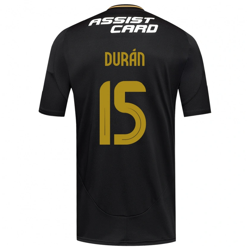 Danxen Pánské José Durán #15 Černá Bílá Žlutá Daleko Hráčské Dresy 2025/26 Dres