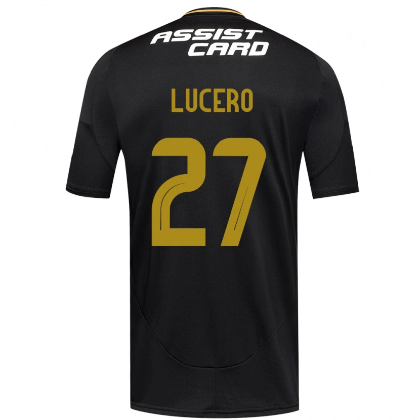 Danxen Pánské Valentina Lucero #27 Černá Bílá Žlutá Daleko Hráčské Dresy 2025/26 Dres
