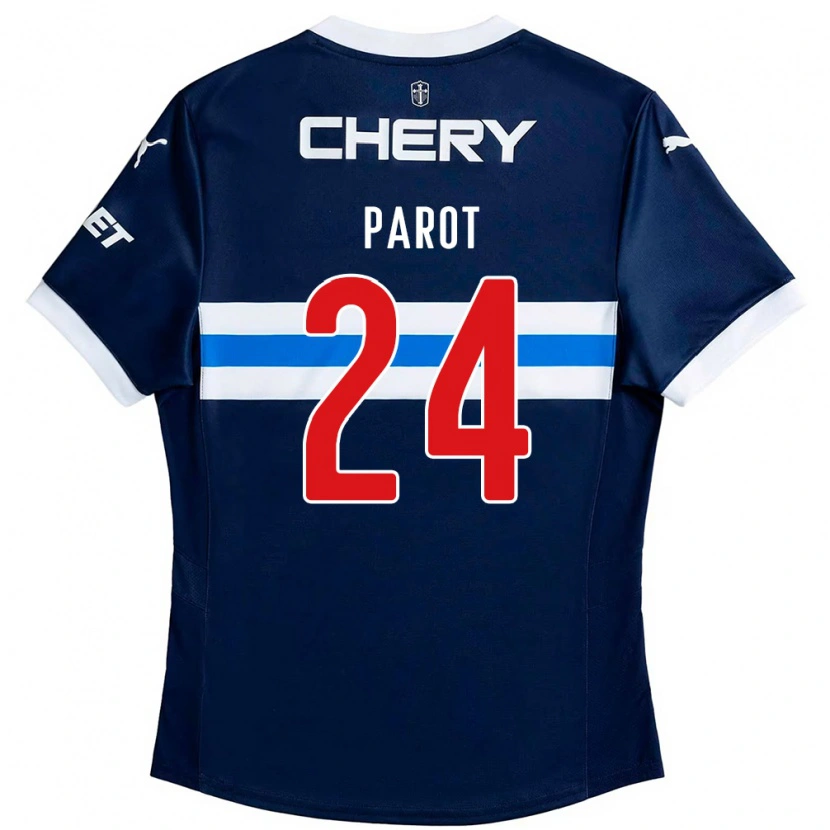 Danxen Pánské Alfonso Parot #24 Černá Modrá Daleko Hráčské Dresy 2025/26 Dres