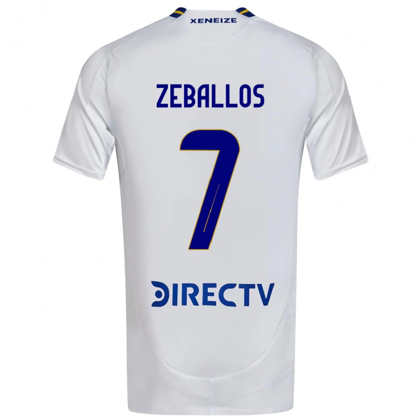 Danxen Pánské Exequiel Zeballos #7 Královská Modrá Žlutá Daleko Hráčské Dresy 2025/26 Dres