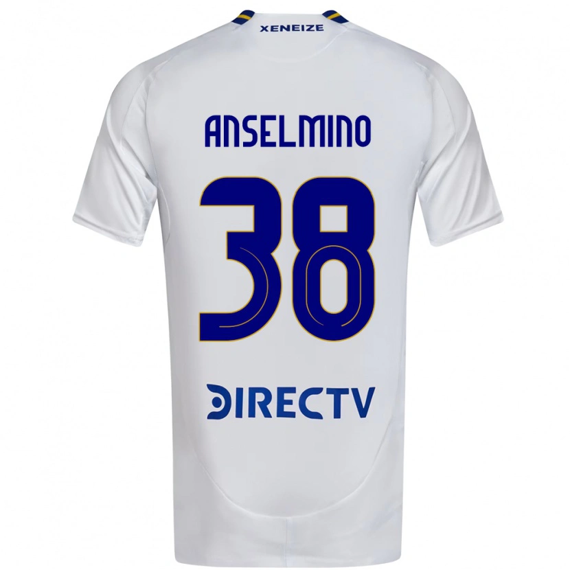 Danxen Pánské Aarón Anselmino #38 Královská Modrá Žlutá Daleko Hráčské Dresy 2025/26 Dres