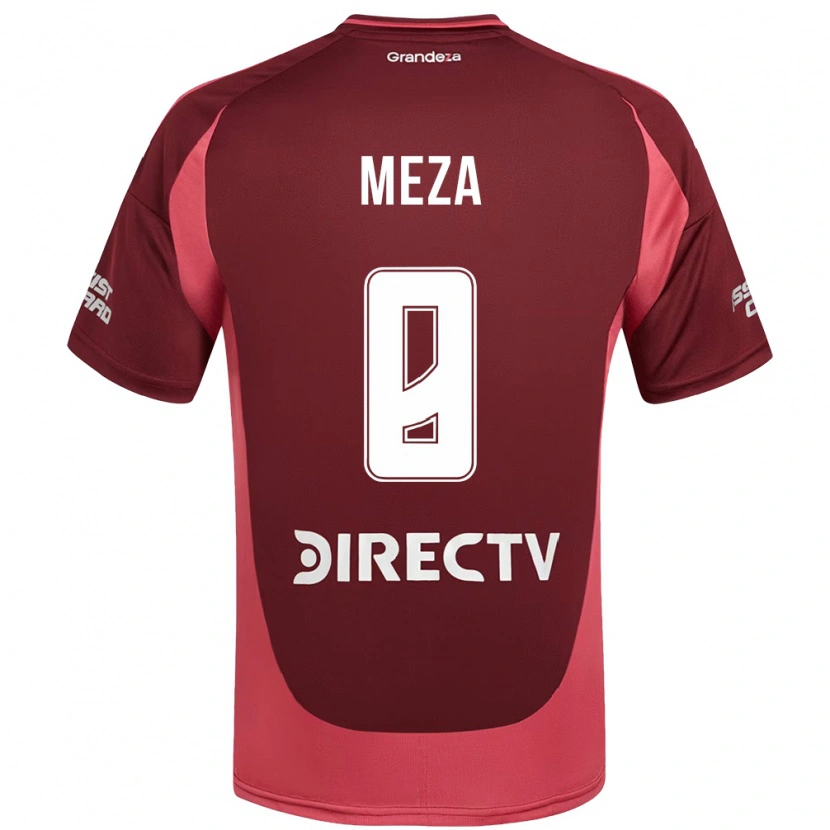 Danxen Pánské Maximiliano Meza #8 Bílá Červená Daleko Hráčské Dresy 2025/26 Dres
