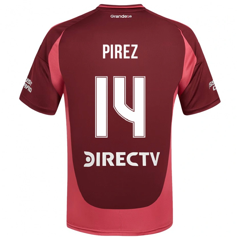 Danxen Pánské Leandro González Pírez #14 Bílá Červená Daleko Hráčské Dresy 2025/26 Dres