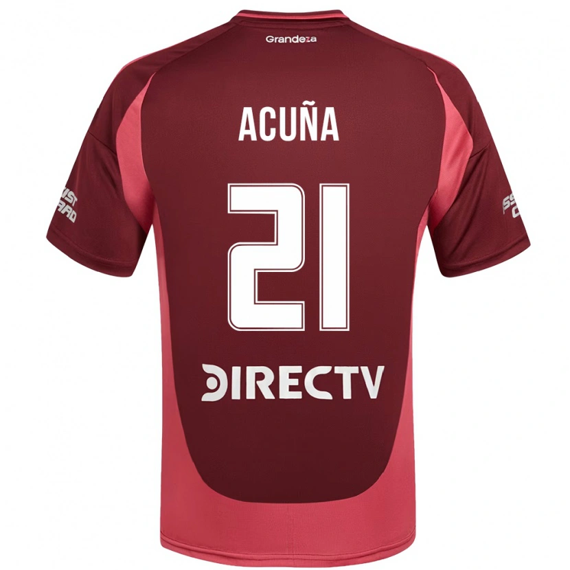 Danxen Pánské Marcos Acuña #21 Bílá Červená Daleko Hráčské Dresy 2025/26 Dres