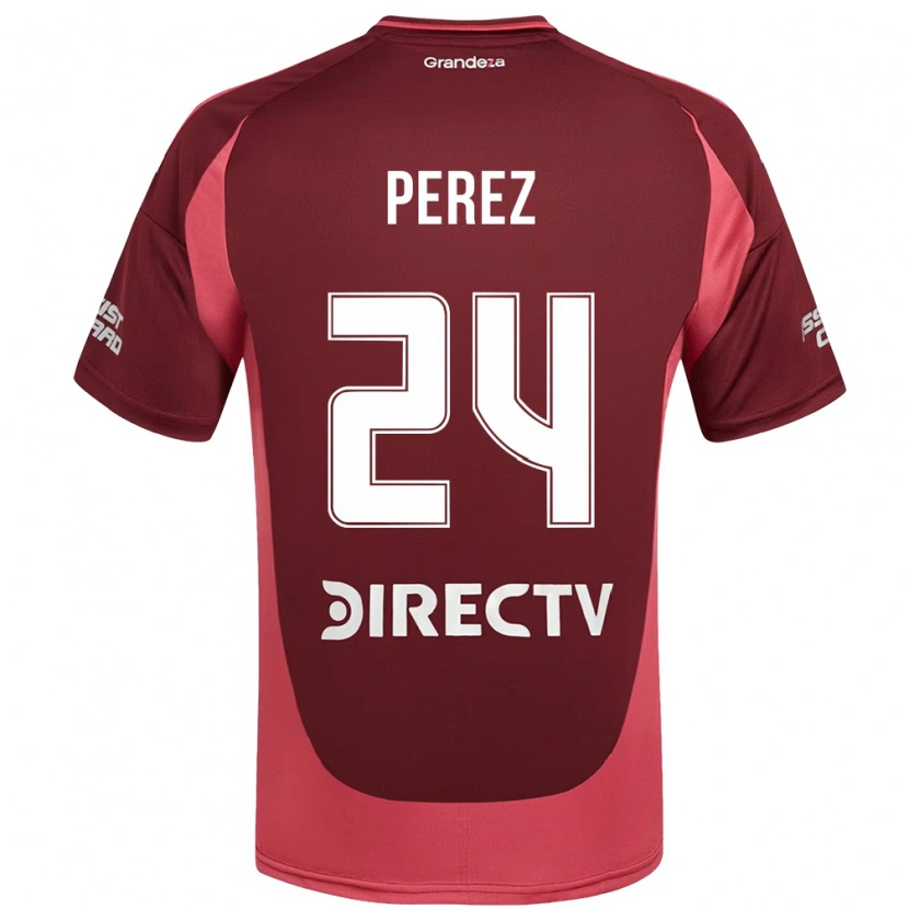 Danxen Pánské Enzo Pérez #24 Bílá Červená Daleko Hráčské Dresy 2025/26 Dres