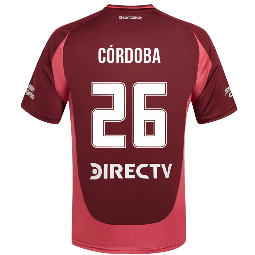 Danxen Pánské Sol Córdoba #26 Bílá Červená Daleko Hráčské Dresy 2025/26 Dres