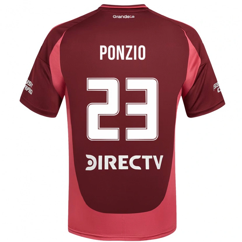 Danxen Pánské Leonardo Ponzio #23 Bílá Červená Daleko Hráčské Dresy 2025/26 Dres