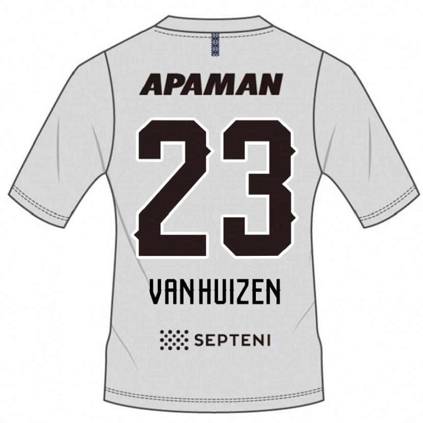 Danxen Pánské Haruki Christopher Van Huizen #23 Královská Modrá Bílá Daleko Hráčské Dresy 2025/26 Dres