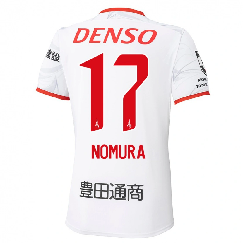 Danxen Pánské Yuto Nomura #17 Červená Žlutá Daleko Hráčské Dresy 2025/26 Dres
