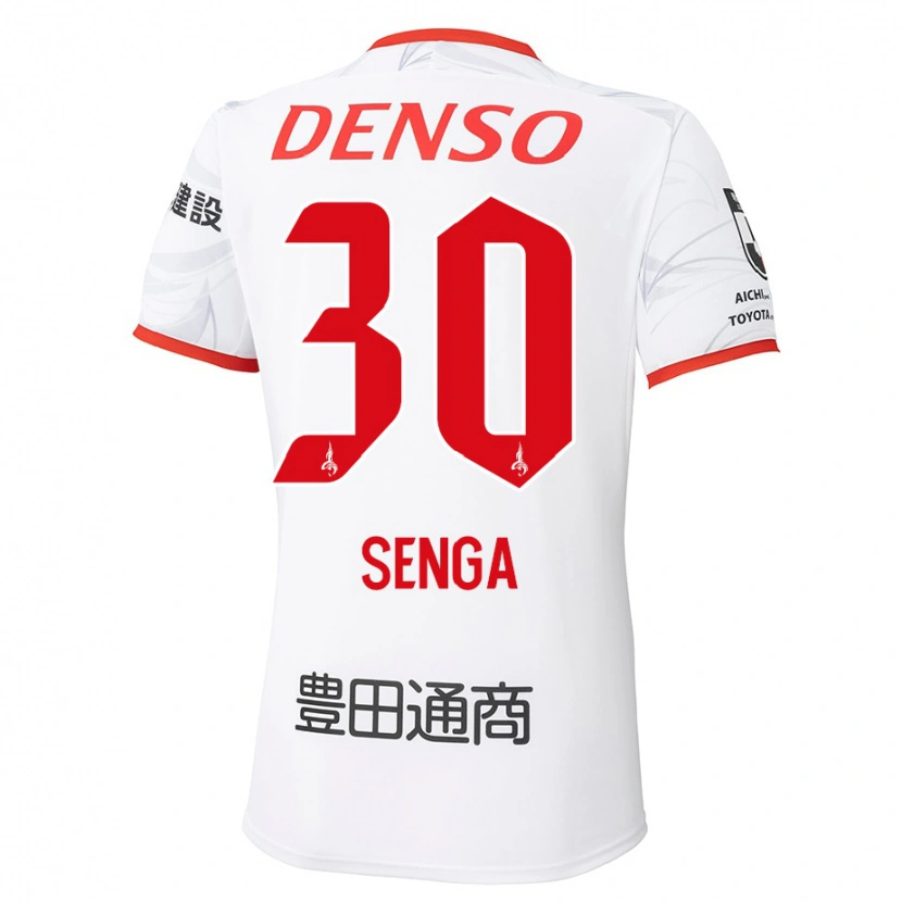 Danxen Pánské Shotaro Senga #30 Červená Žlutá Daleko Hráčské Dresy 2025/26 Dres