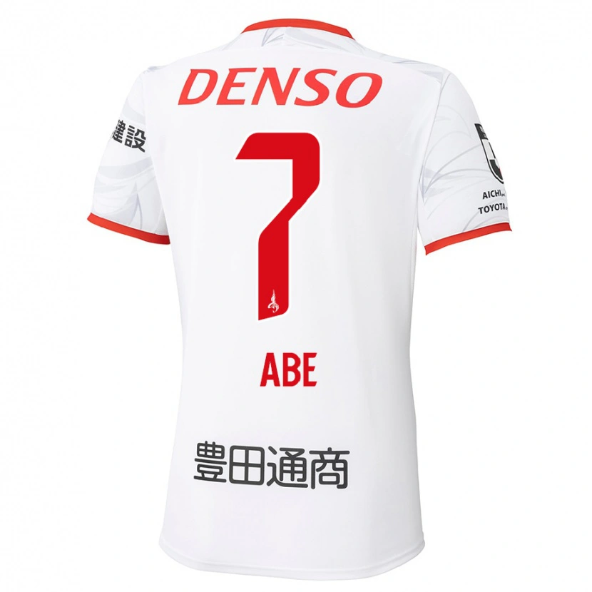 Danxen Pánské Hiroyuki Abe #7 Červená Žlutá Daleko Hráčské Dresy 2025/26 Dres