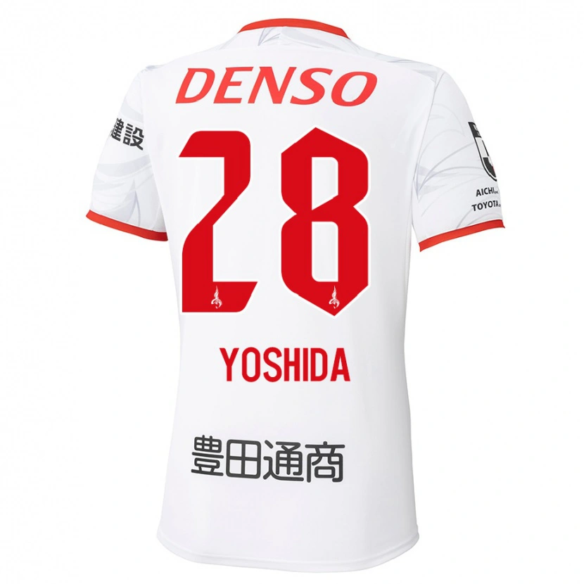 Danxen Pánské Akira Yoshida #28 Červená Žlutá Daleko Hráčské Dresy 2025/26 Dres