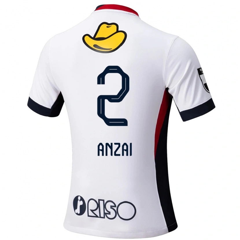 Danxen Pánské Koki Anzai #2 Červená Černá Daleko Hráčské Dresy 2025/26 Dres