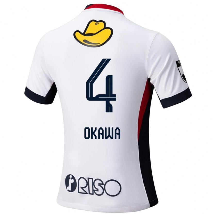 Danxen Pánské Yugo Okawa #4 Červená Černá Daleko Hráčské Dresy 2025/26 Dres