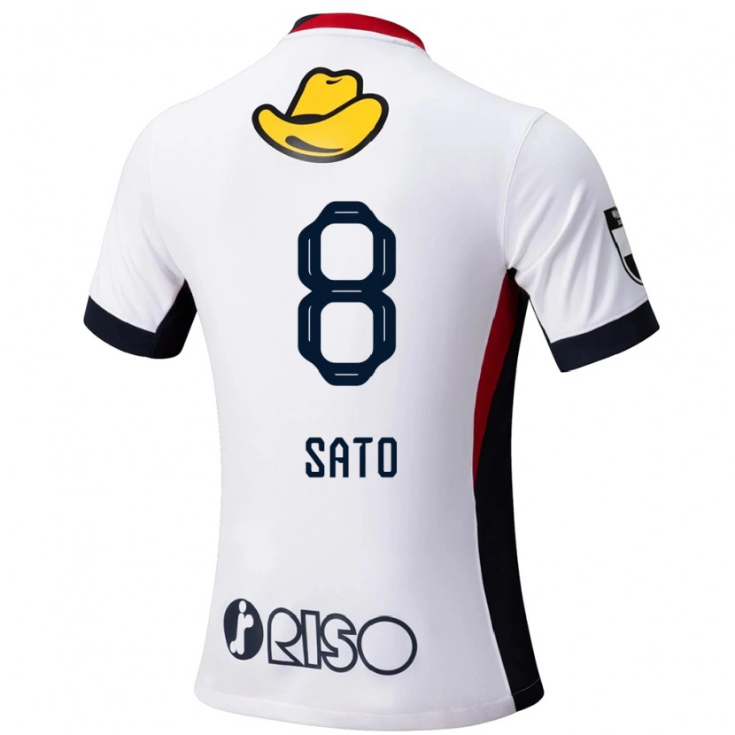 Danxen Pánské Yuto Sato #8 Červená Černá Daleko Hráčské Dresy 2025/26 Dres