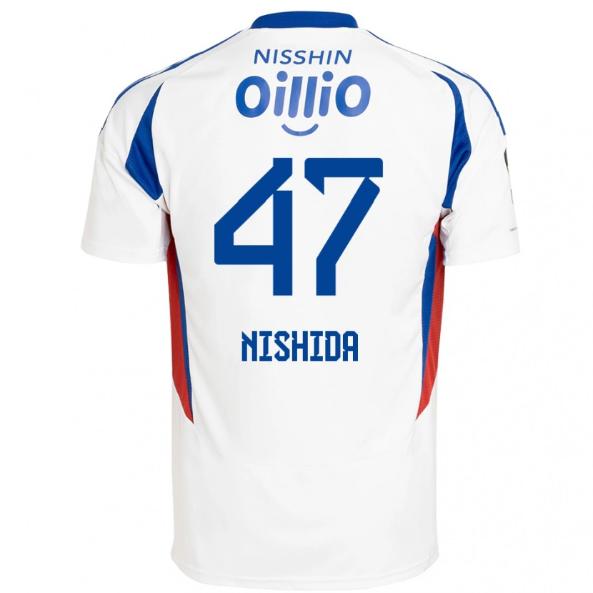 Danxen Pánské Yusuke Nishida #47 Královská Modrá Bílá Daleko Hráčské Dresy 2025/26 Dres