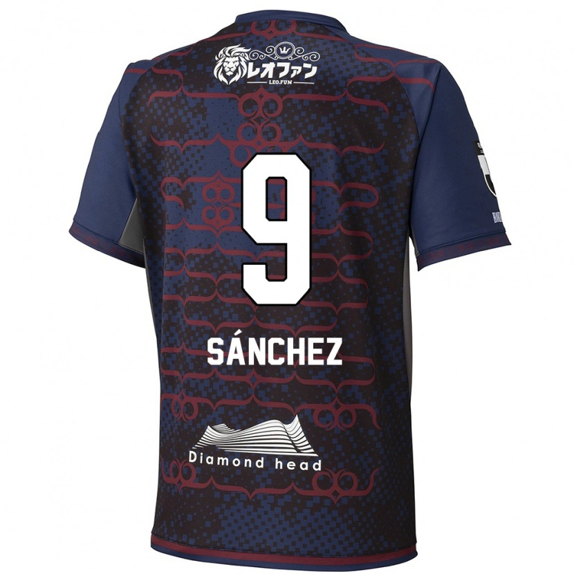 Danxen Pánské Jordi Sánchez #9 Červená Černá Daleko Hráčské Dresy 2025/26 Dres