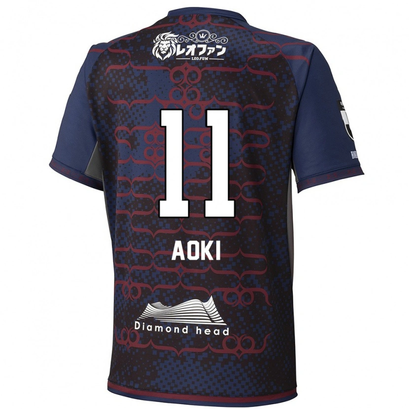 Danxen Pánské Ryota Aoki #11 Červená Černá Daleko Hráčské Dresy 2025/26 Dres