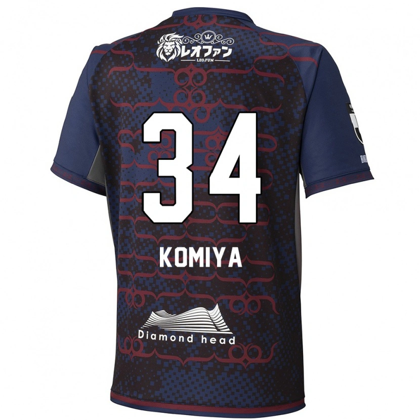 Danxen Pánské Masaki Komiya #34 Červená Černá Daleko Hráčské Dresy 2025/26 Dres