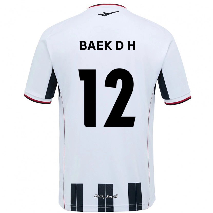 Danxen Pánské Baek Do-Hye #12 Černá Červená Daleko Hráčské Dresy 2025/26 Dres