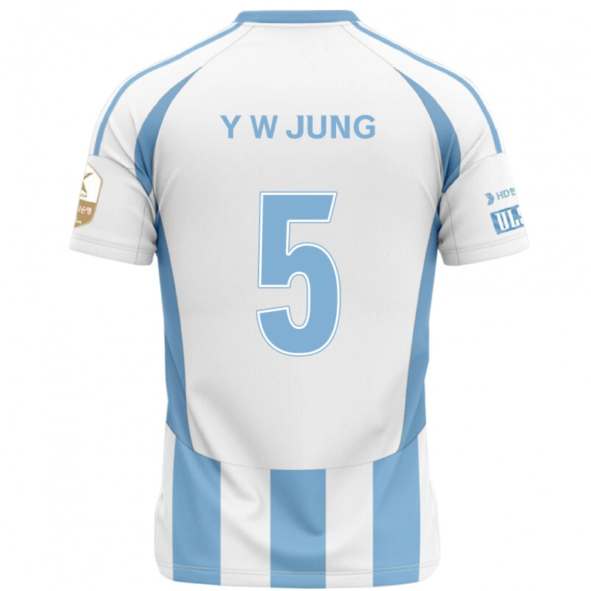Danxen Pánské Woo-Young Jung #5 Královská Modrá Žlutá Daleko Hráčské Dresy 2025/26 Dres