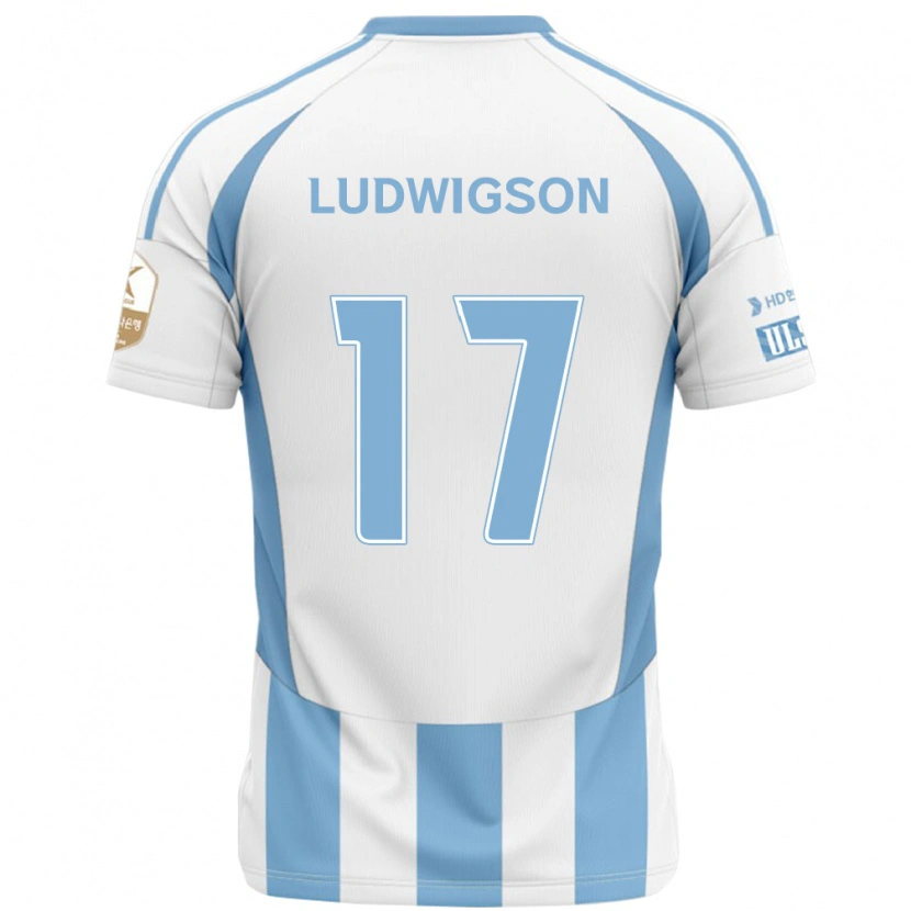 Danxen Pánské Gustav Ludwigson #17 Královská Modrá Žlutá Daleko Hráčské Dresy 2025/26 Dres